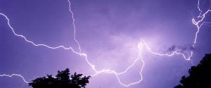 Lightning storm at night Lightning storm at night