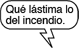 MENSAJE DE MENSAJE DE TEXTO DE GAYLE : Qué lastima lo del incendio.