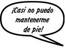 SONNY: ¡Casi no puedo mantenerme de pie!