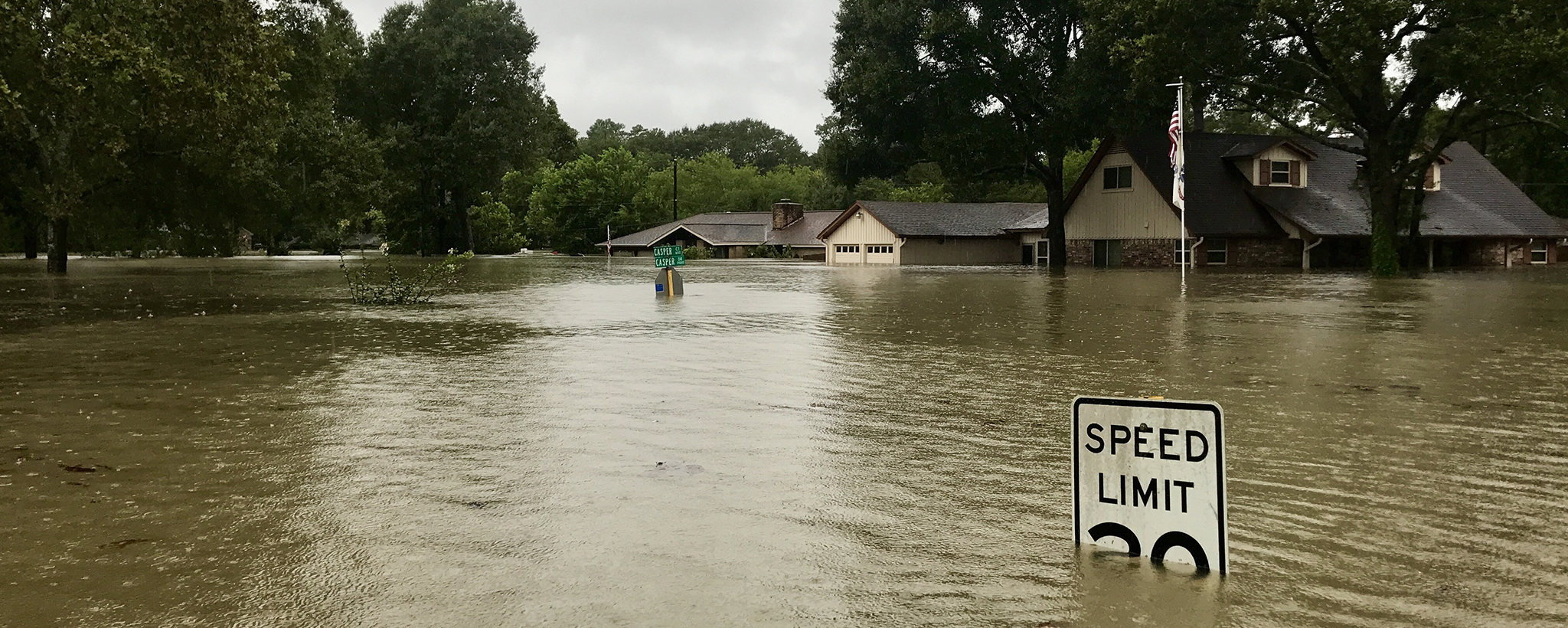 barrio inundado