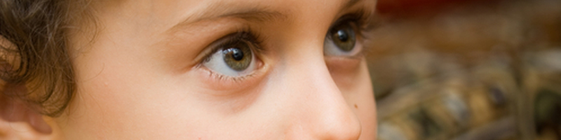 January 17th, 2010. A young boy watches the football game with big, brown, gazing eyes.
