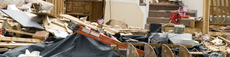 January 17th, 1999. A house is destroyed by the tornado.