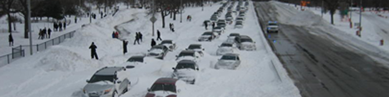 February 2nd, 2011. Abandoned cars on the highway covered in snow. February 2nd, 2011. Abandoned cars on the highway covered in snow.