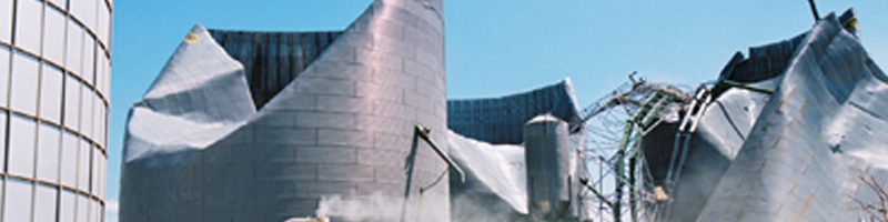 May 22, 2004. Corn is removed from a damaged grain silo. May 22, 2004. Corn is removed from a damaged grain silo.