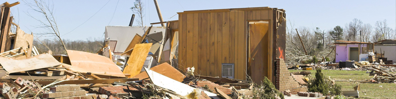 May 30th, 1998. A destroyed home in a neighborhood. May 30th, 1998. A destroyed home in a neighborhood.
