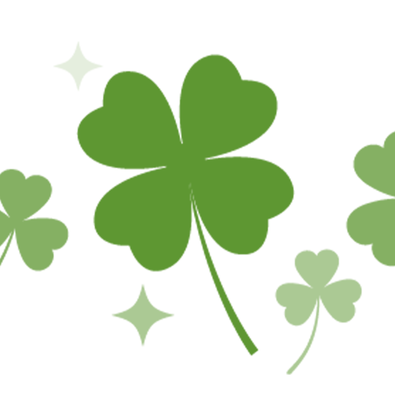 illustration of a four leaf clover.