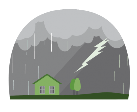 Lightning indoor and outdoor safety tips