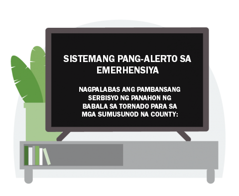 Ilustrasyon Sistema ng Emergency Alert 