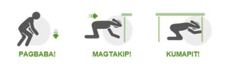 ihulog, takpan, hawakan mo
