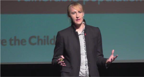 man giving prep talk