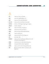 Abbreviations and Acronyms
