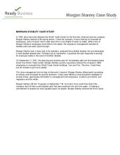 Morgan Stanley Case Study