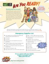 Emergency Checklist for Kids