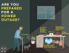 Are you prepared for a power outage? flashlight, battery/solar powered phone charger, first aid kit, battery/hand-crank powered radio, spare batteries, at least 3 day water supply and food supply