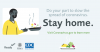 A man cooking. Do your part to slow the spread of coronavirus. Stay home. Visit coronavirus.gov to learn more.