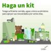 Haga un kit. Tenga suficiente comida, agua y otros suministros para apoyar sus necesidades por varios dias.