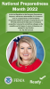 Image of Rep Cammack. National Prepredness Month 2022. “As the lead Republican on the Emergency Preparedness, Response, and Recovery Subcommittee, it is an honor to serve as a Congressional co-chair for National Preparedness Month. No stranger to natural disasters, we in Florida understand the importance of emergency preparation. I am proud to work with my colleagues on the committee and in Congress to ensure all Americans are equipped for any situation.”