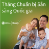 Một gia đình Việt Nam ngồi quây quần bên nhau. Tháng chuẩn bị cho quốc gia.