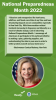 Image of Representative Maloney. National Preparedness Month 2022. “Disasters and emergencies like hurricanes, wildfires, and floods can strike at any time and have devastating impacts on our communities especially in New York City. With these weather-related incidents increasing in frequency and intensity as a result of climate change, I join in observing National Preparedness Month. I encourage all Americans to participate in this national initiative by making a plan, gathering supplies, and understandi