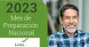 Mes de Preparación Nacional 2023. Un hombre sonríe a la cámara.