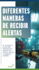 Diferentes maneras de recibir alertas. No se quede en la oscuridad. Planifique para apagones con linternas, baterías y cargadores portátiles.
