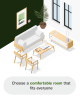 Create Cleaner Air Space. Choose a comfortable room that everyone fits in.