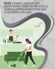 Imagen gráfica de una mujer aspirando mientras un hombre cocina en la estufa. El texto dice: evite fumar, aspirar, freír o usar aparatos de gas.