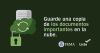 Guarde una copia de los documentos importantes en la nube