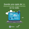 Guarde una copia de los documentos importantes en la nube